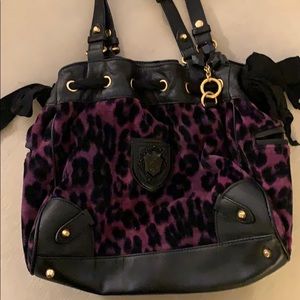Juicy couture cheetah print handbag